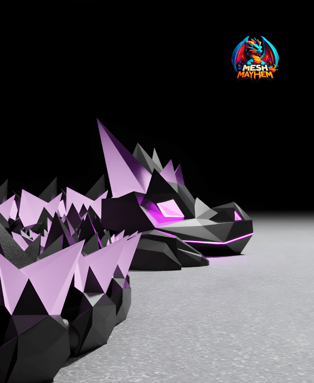 Thorn Articulated Dragon by Mesh Mayhem 3d model