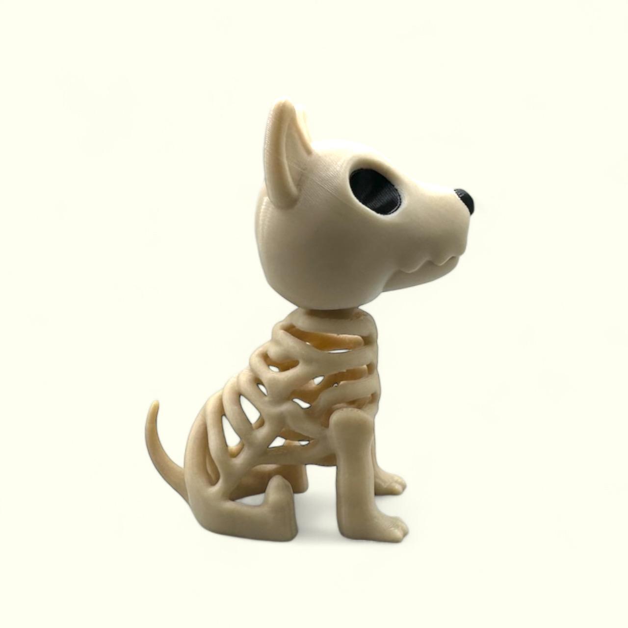  Spooky Skeleton Dog – 3D Printable Halloween Pet 3d model