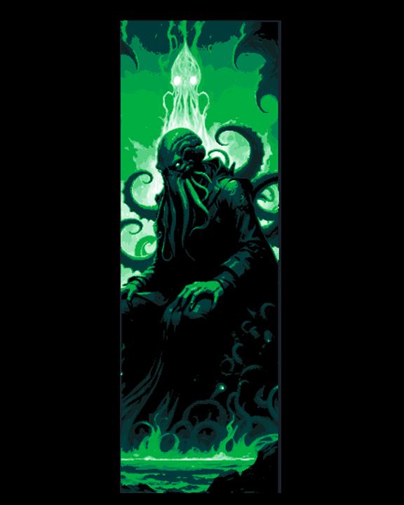 Dark Manifestations of the Cthulhu - Gothic Style - Set of 3 Bookmarks 3d model