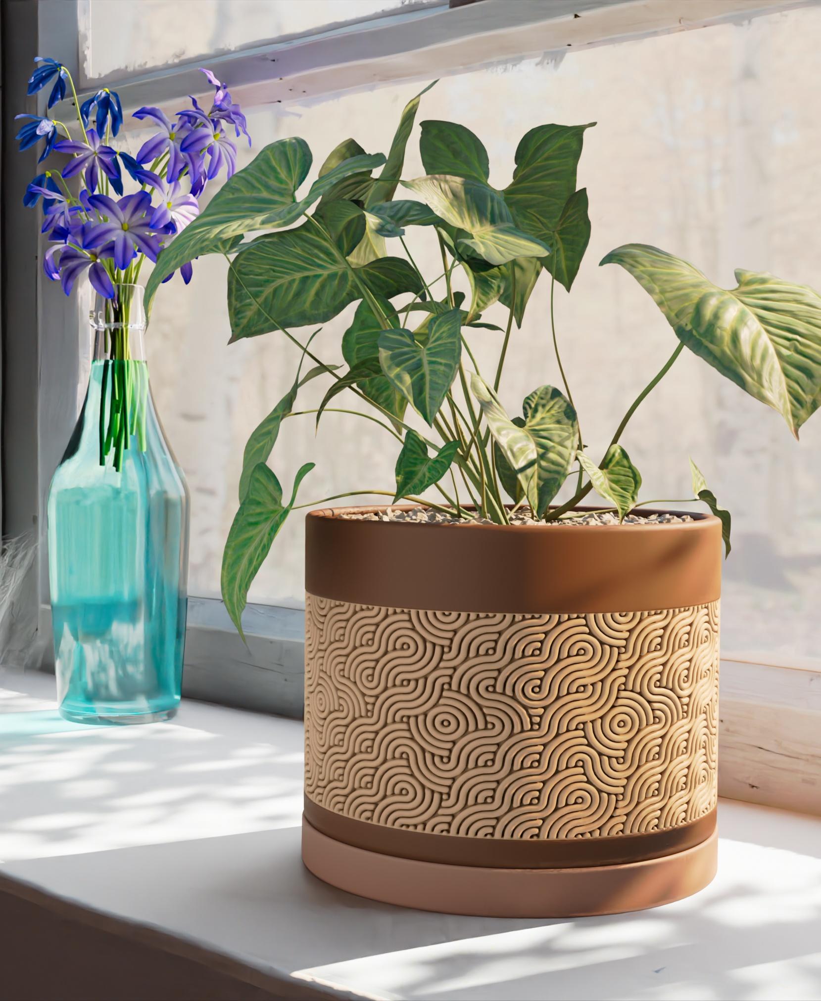 Planter Pot Ramen with Straight Base 3d model