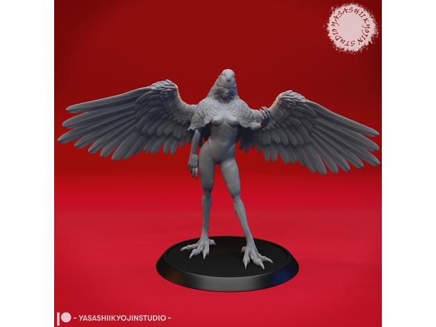 Harpy - Tabletop Miniature 3d model