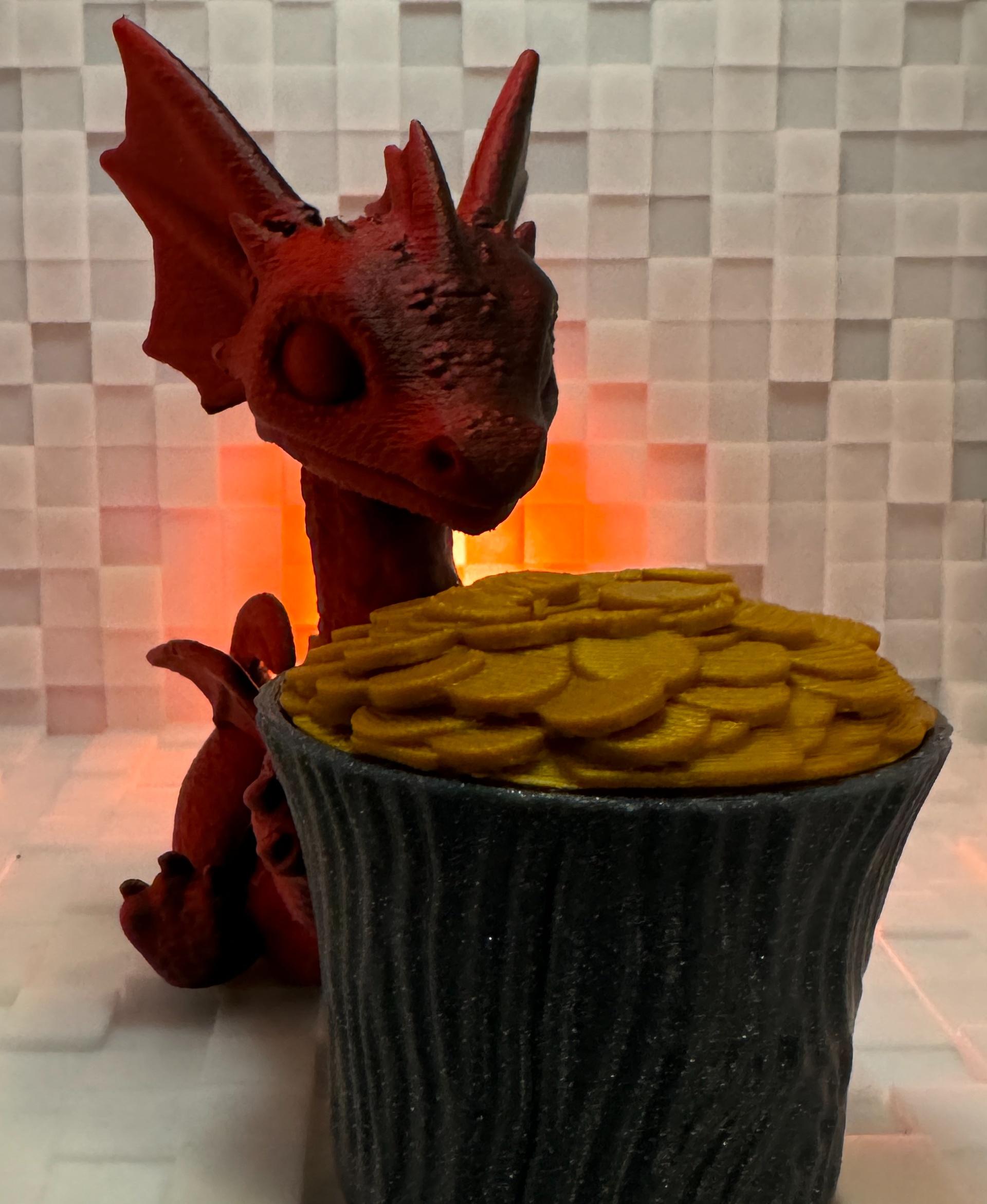Dragon - Toy Pot Planter 3d model