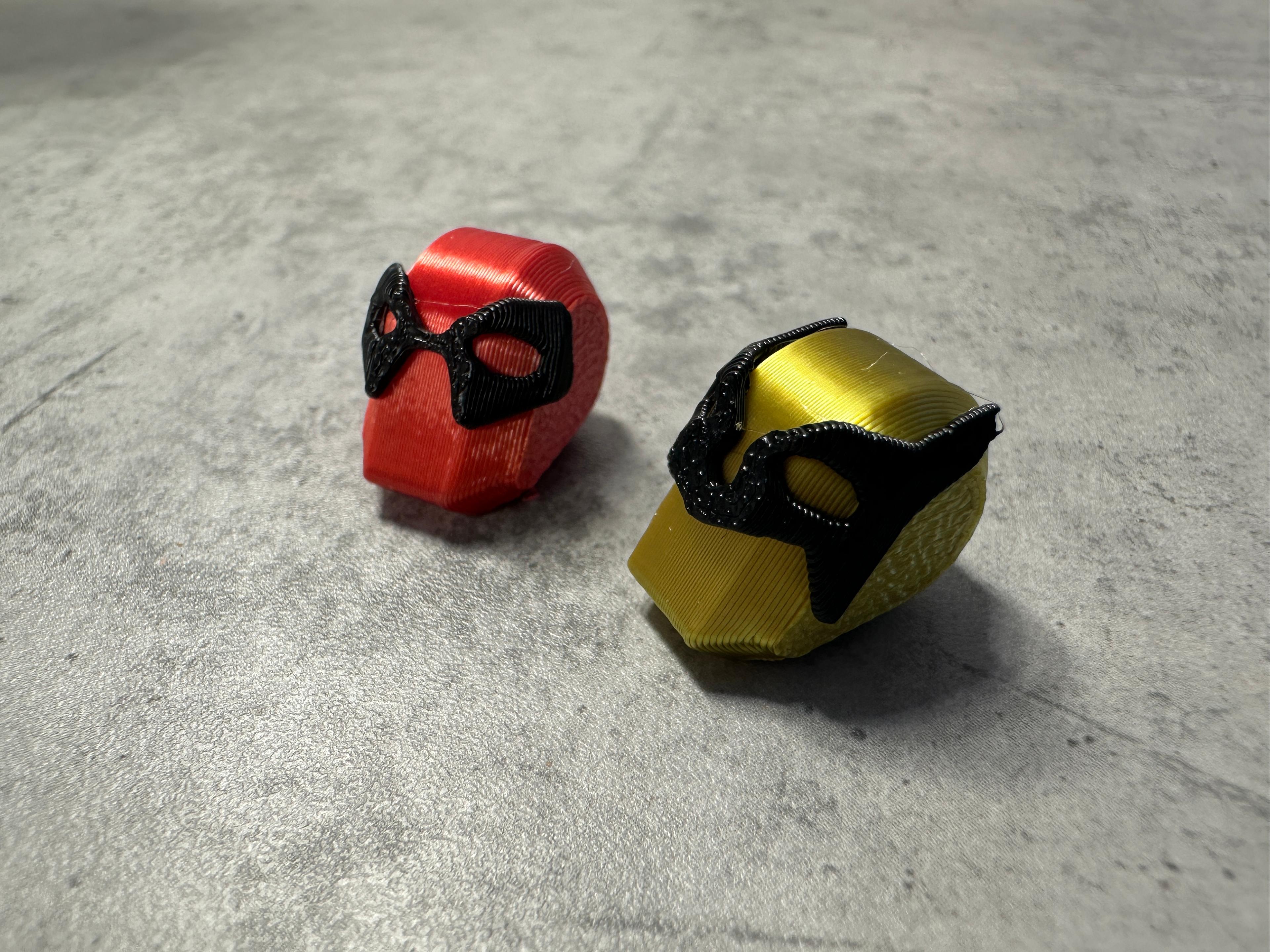 DEADPOOL WOLVERINE MASKS for DUMMY13 3d model