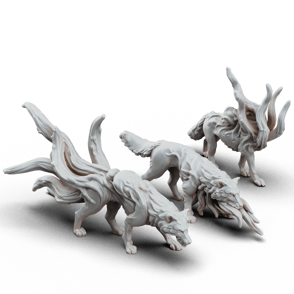 Corrupted Wolves 3d model