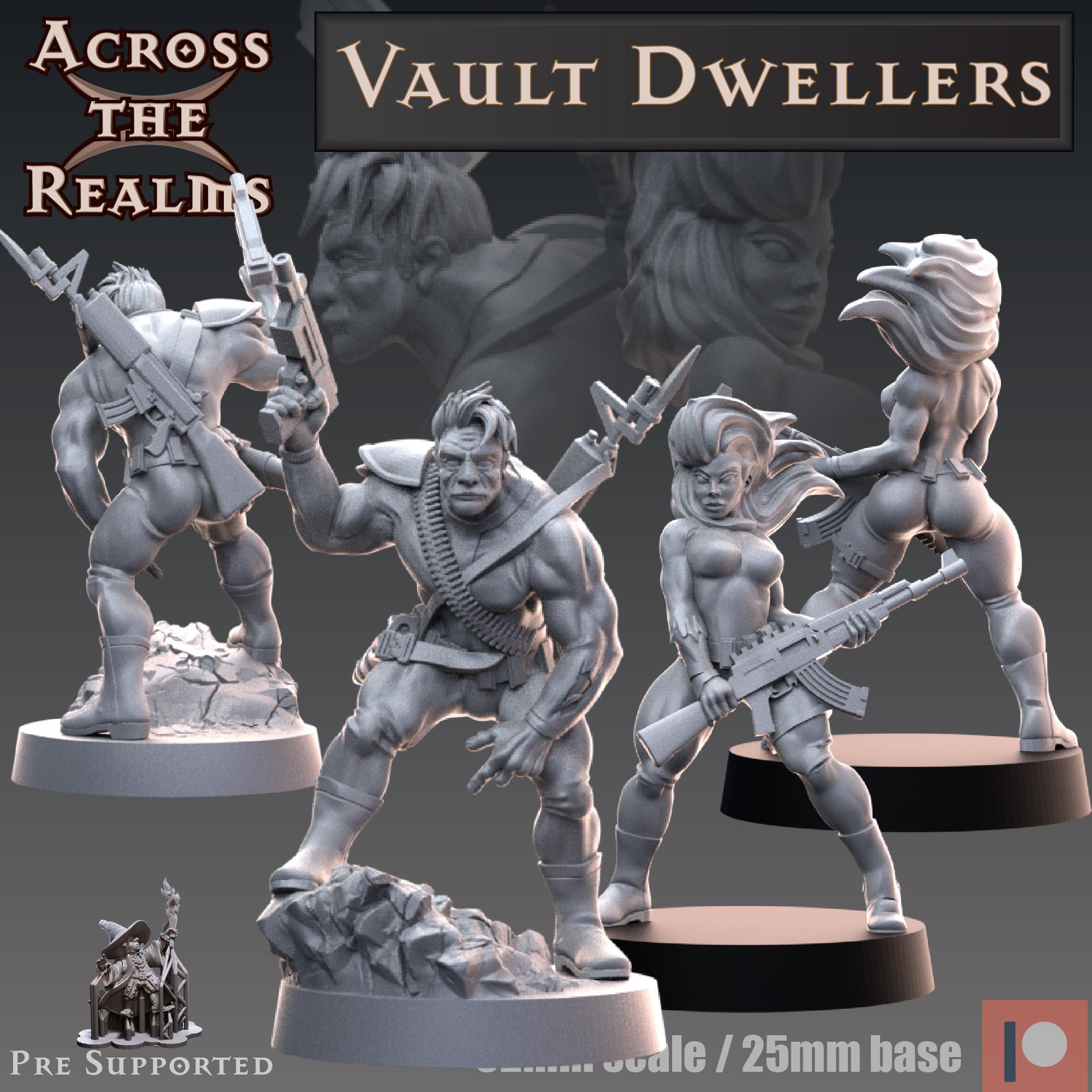 Vault Dwellers 3d model