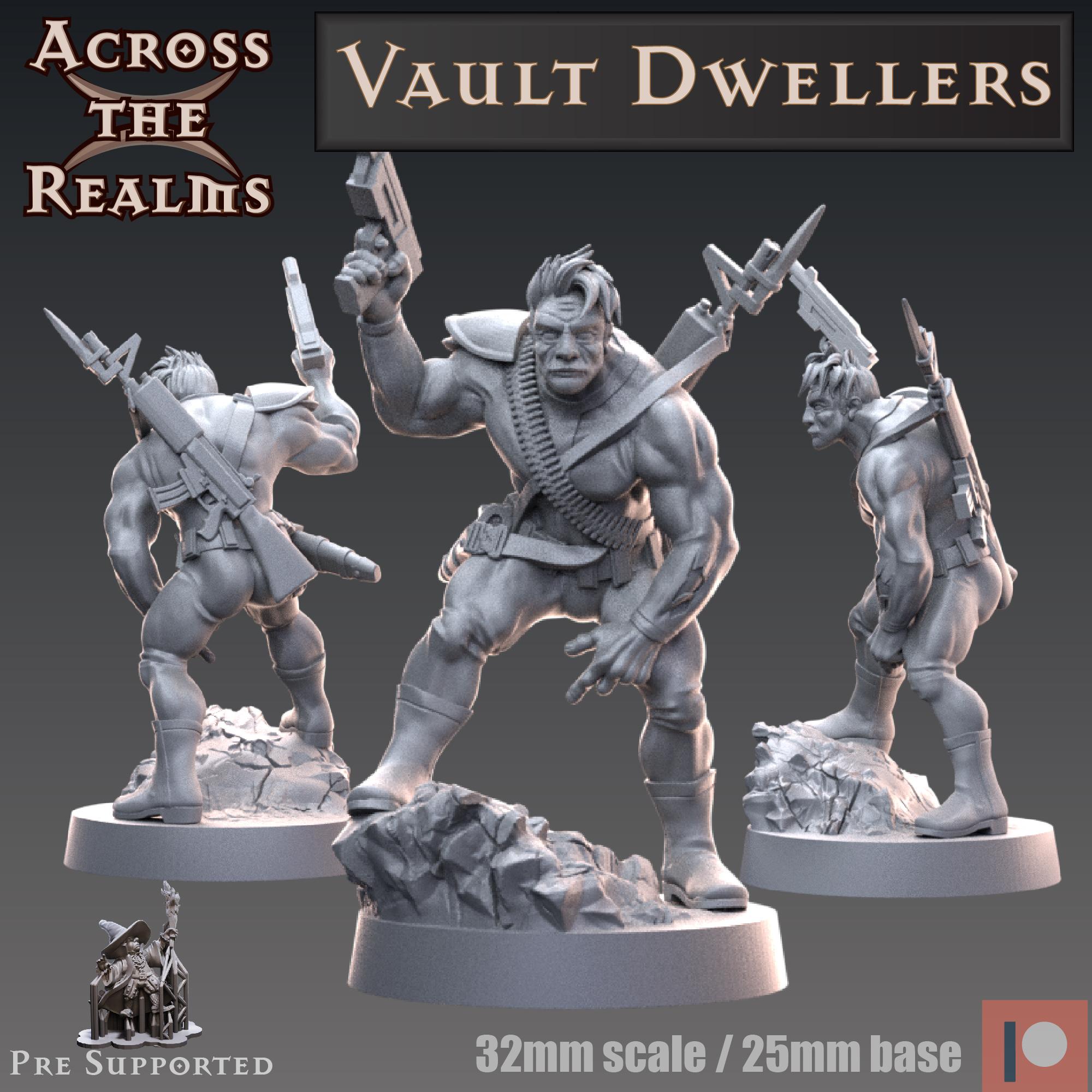 Vault Dwellers 3d model