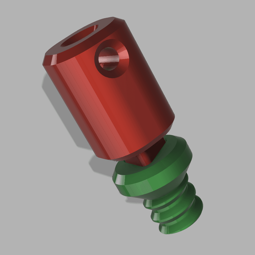 V2 Annoying Wine Bottle, now more "annoying", 50 each unique bolts  3d model