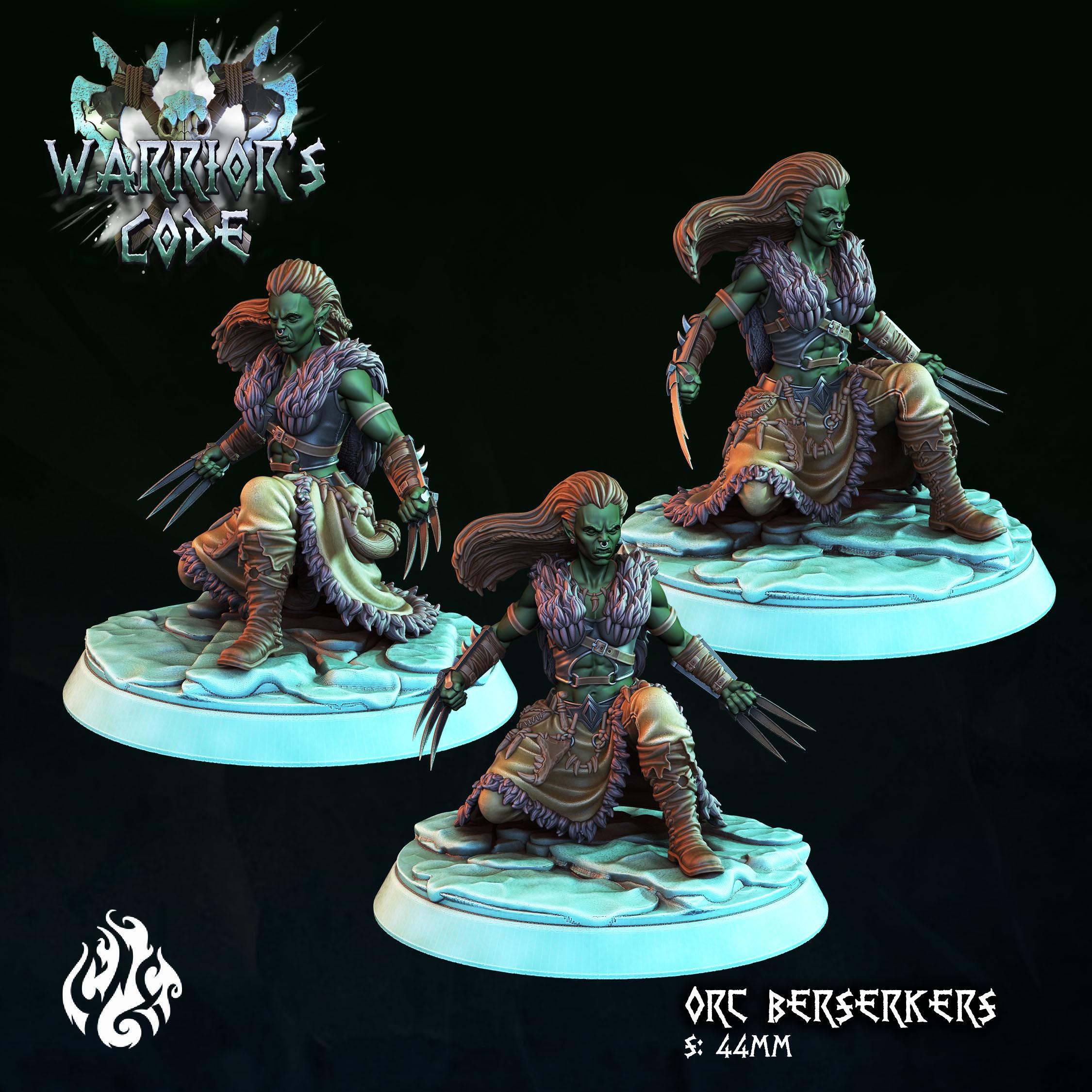 Orc Berserkers 3d model