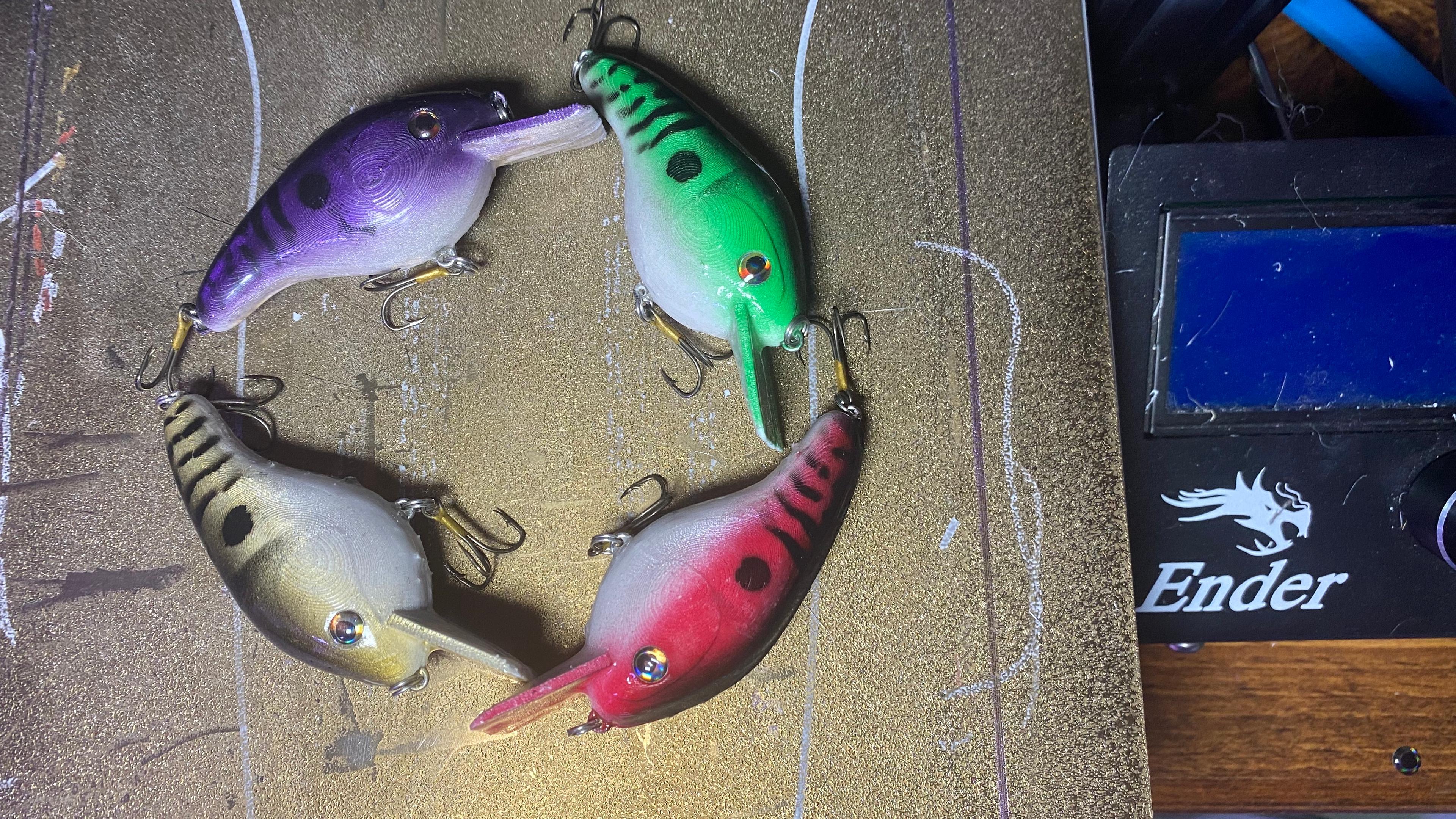 Squarbill Crankbait Fishing Lure - 3D model by Hand Crafted Angling on  Thangs