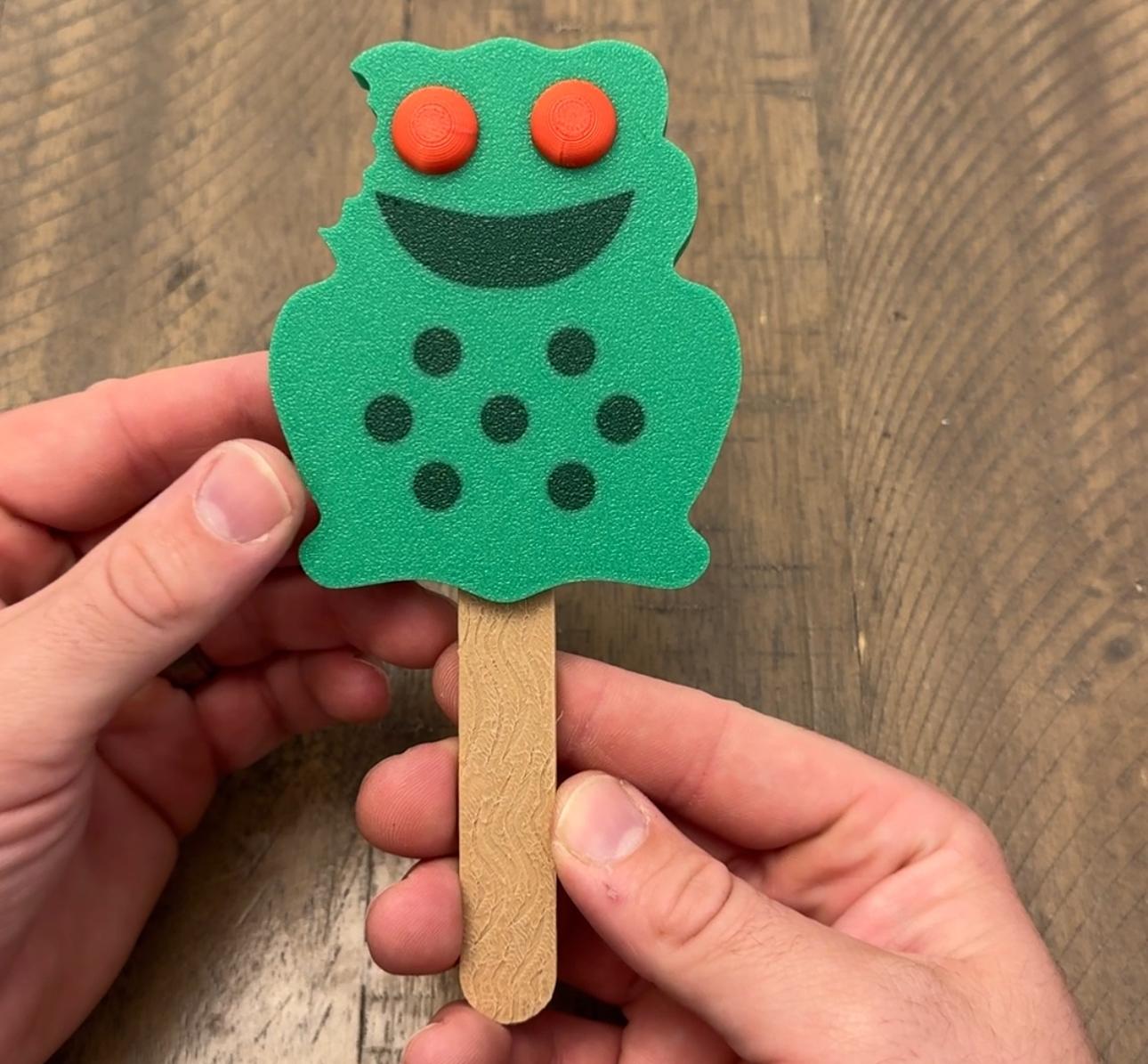 Frog Popsicle 3d model