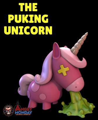 Puking Unicorn 3d model