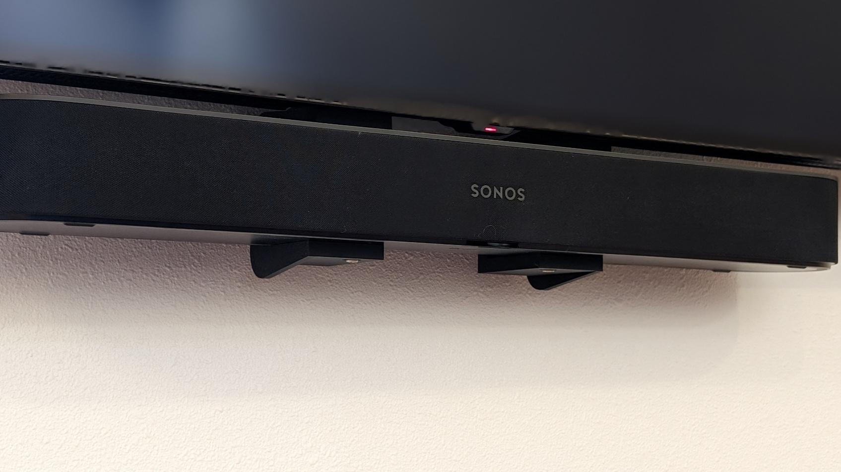 Sonos Beam (Gen 2) to LG C1 hanging mount 3d model