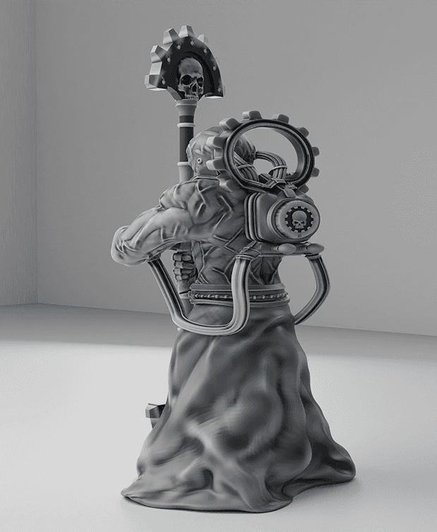 ADEPTUS MECHANICUS - FULGURITE ELECTRO PRIEST WARRIOR 2 W40K 3d model