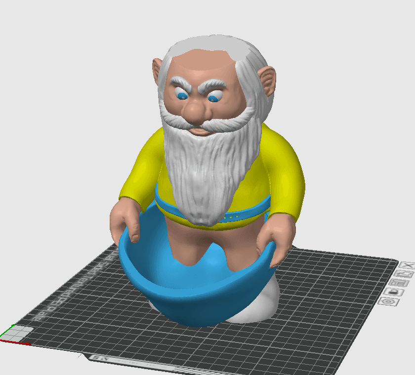 Gnome Bird Feeder / No Supports / 3MF Included 3d model