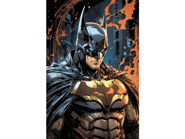 Batman - Hueforge Print 3d model