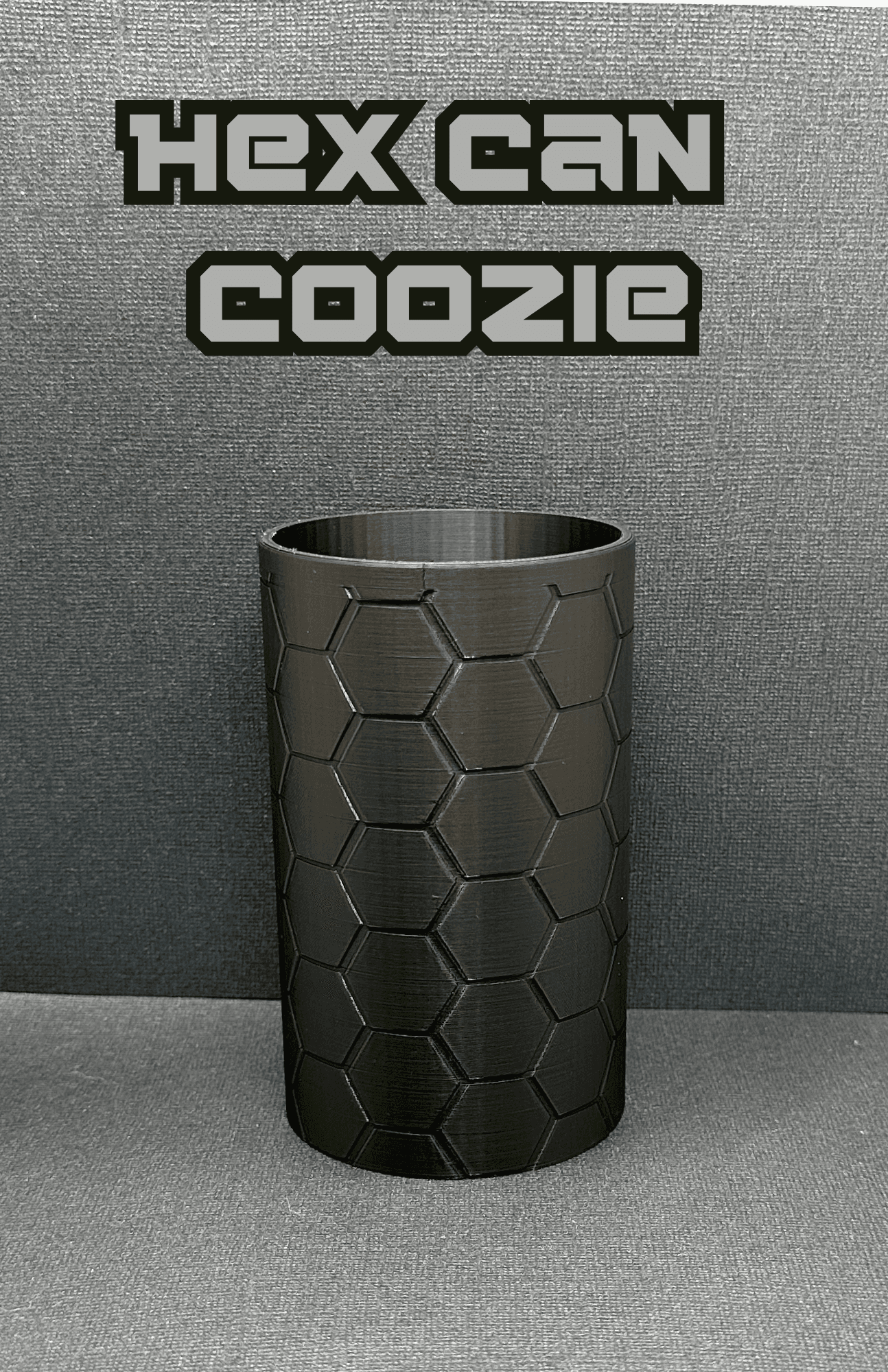 Hex Can Coozie 3d model