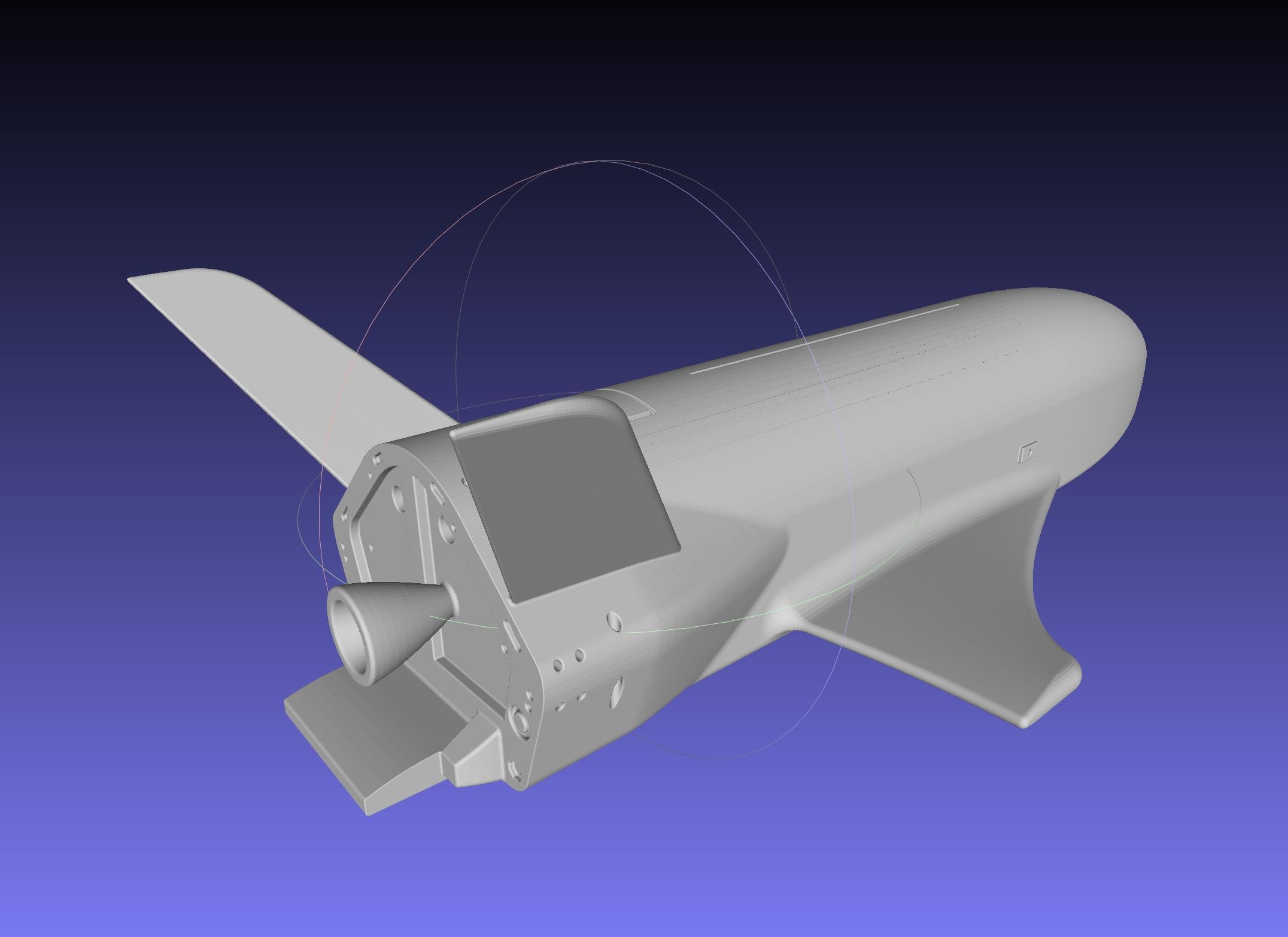 Boeing X-37B OTV Experimental Spaceplane Miniature 3d model