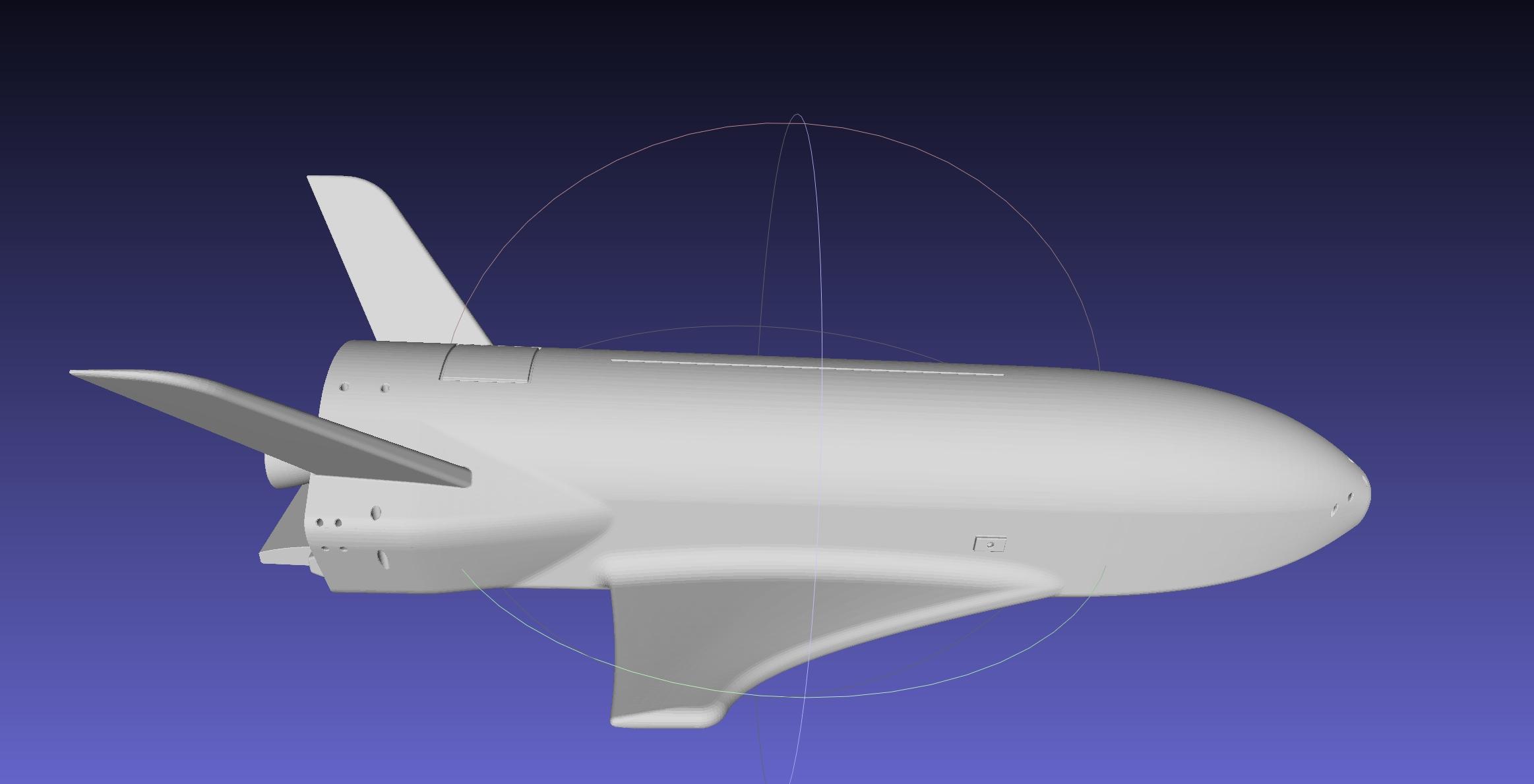 Boeing X-37B OTV Experimental Spaceplane Miniature 3d model