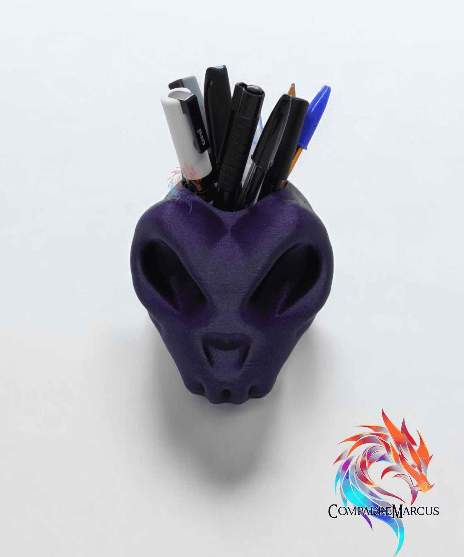 Alien Skull Trio / set of 3/ 3mf included 3d model