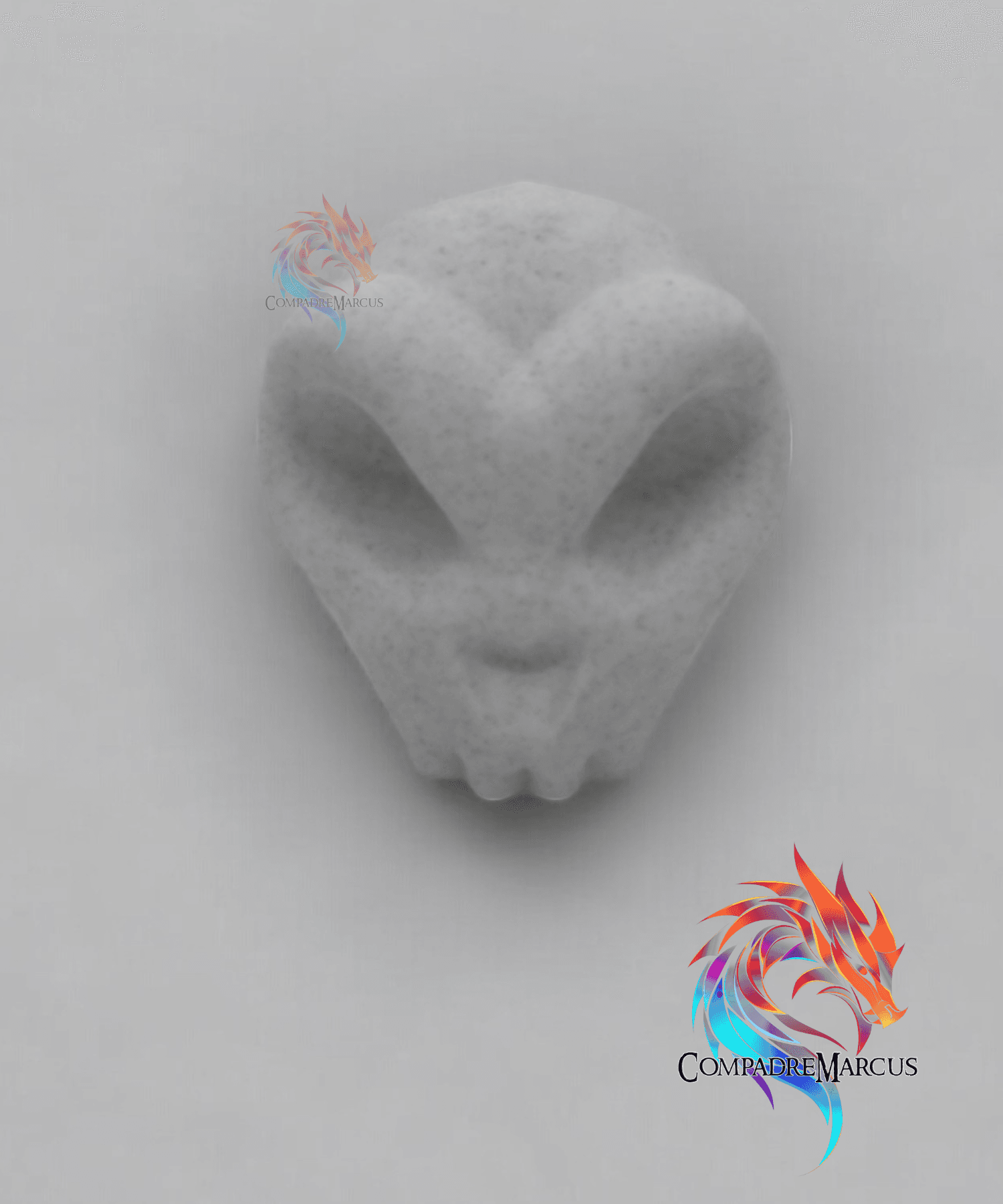 Alien Skull Trio / set of 3/ 3mf included 3d model