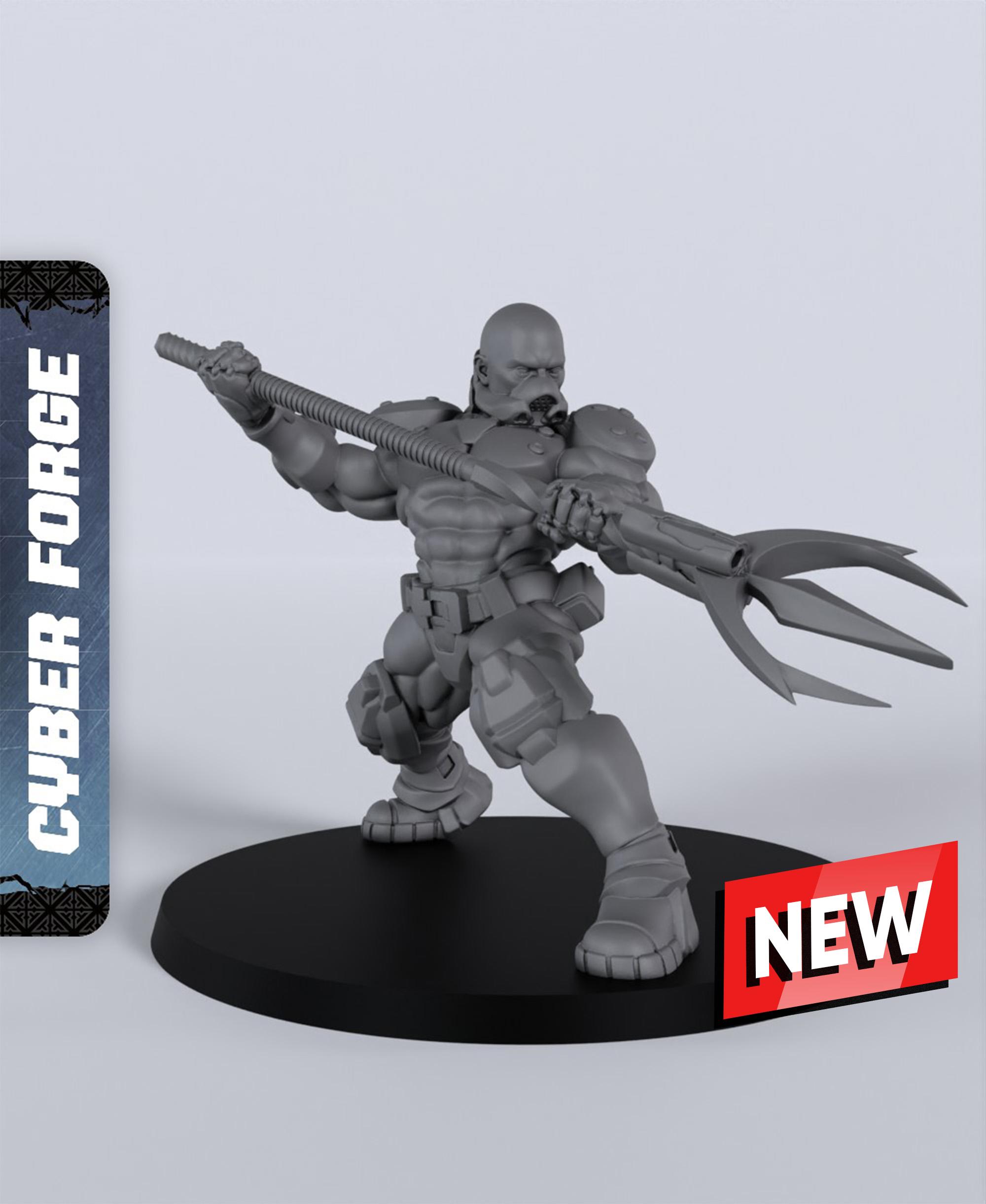 Berend Lang - With Free Cyberpunk Warhammer - 40k Sci-Fi Gift Ideas for RPG and Wargamers 3d model