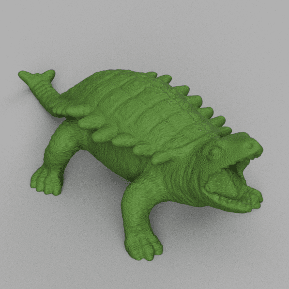 Dinosaur carapace 3d model