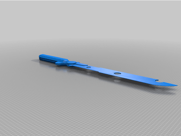 botw guardian sword to scale (updated) 3d model