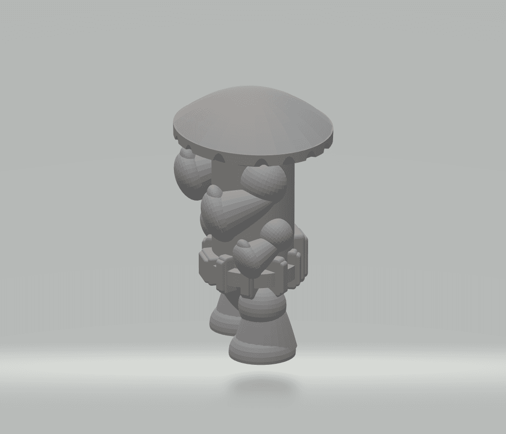 FHW Shroomie giant with belt 3d model