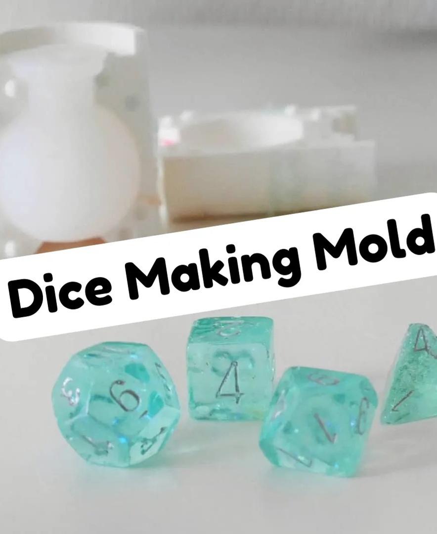 Dice Making Mold Jig 3d model