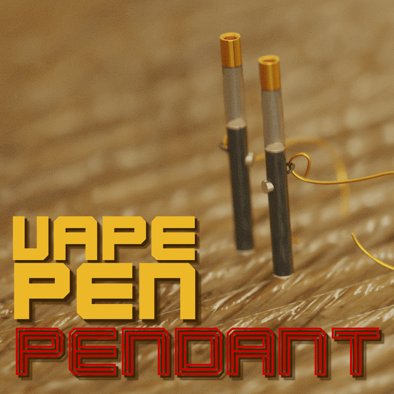 Vape Pen Pendant 3d model