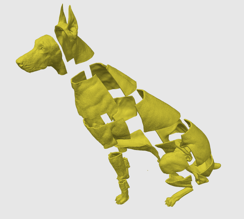 Doberman Statue 3d model