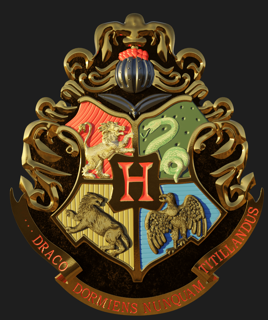Hogwarts Crest 3d model