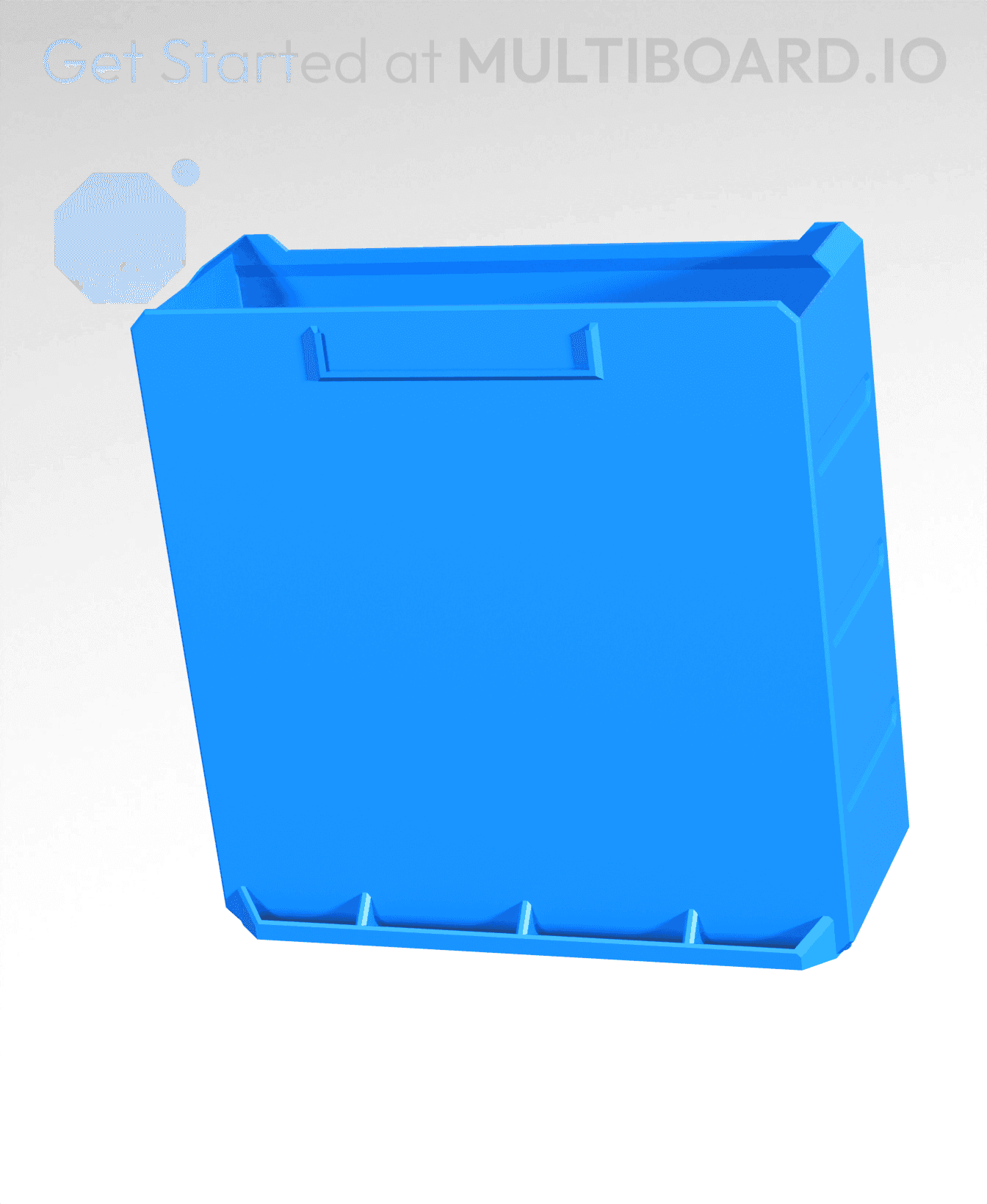 4x4x1.5-Deep - Multibin Simple Drawer 3d model