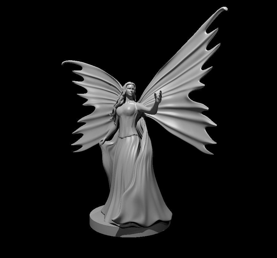Fairy Queen - Fairy Queen - 3d model render - D&D - 3d model