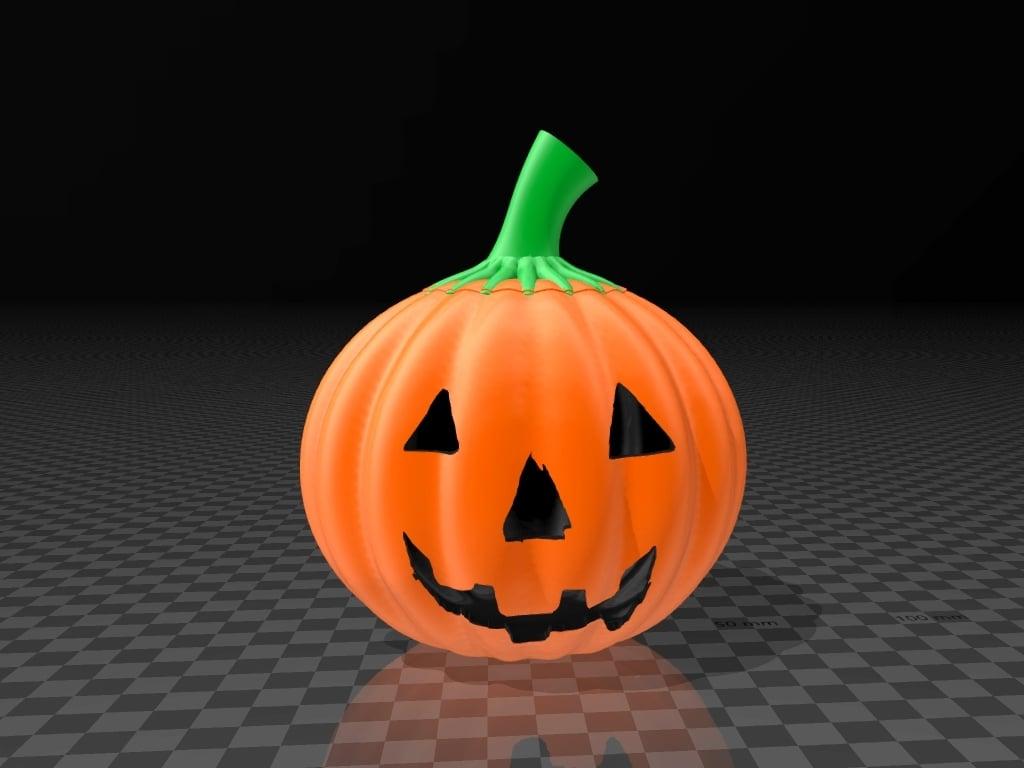 pumkin halloween deko 3d model