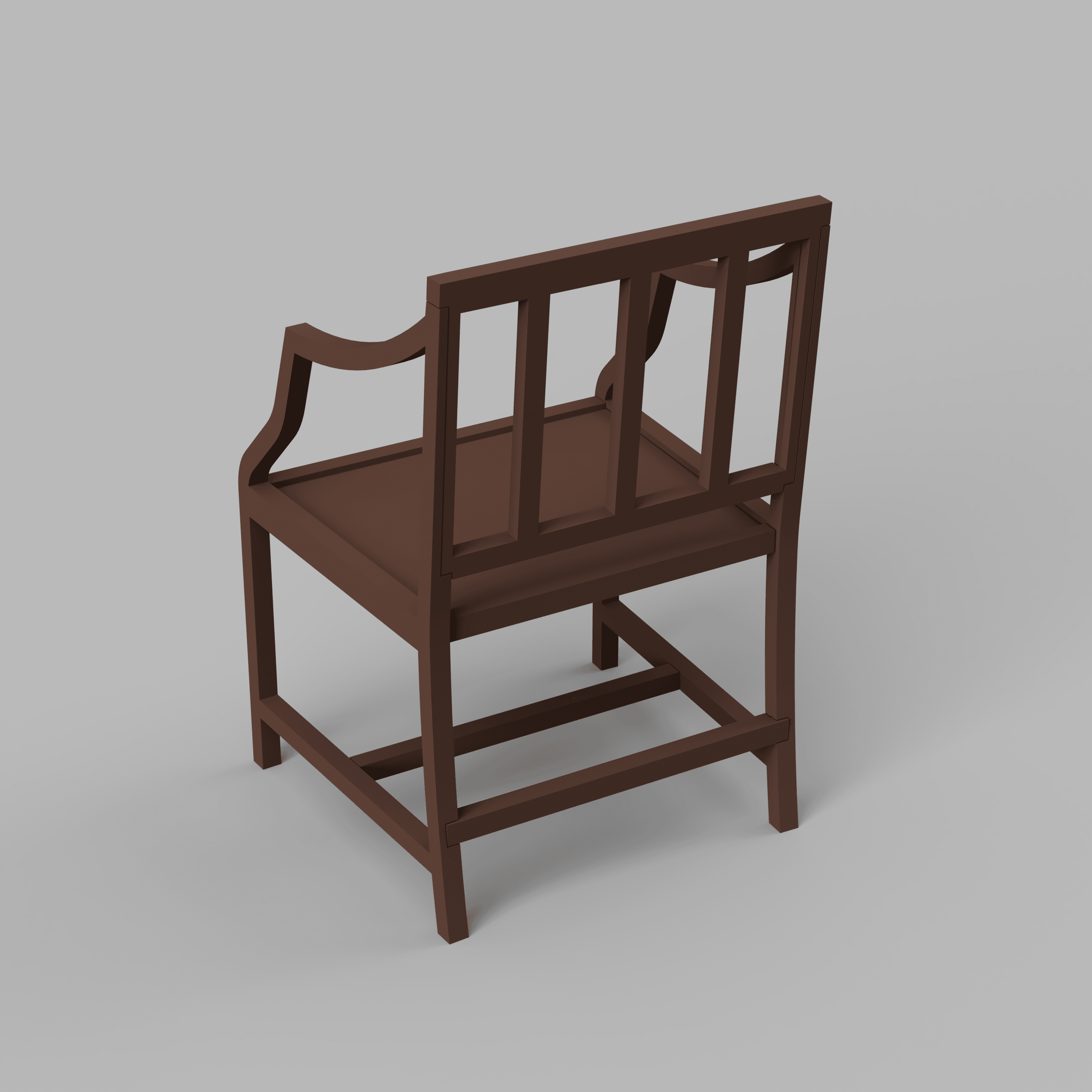 1/12 Scale Miniature Chair STL 3d model