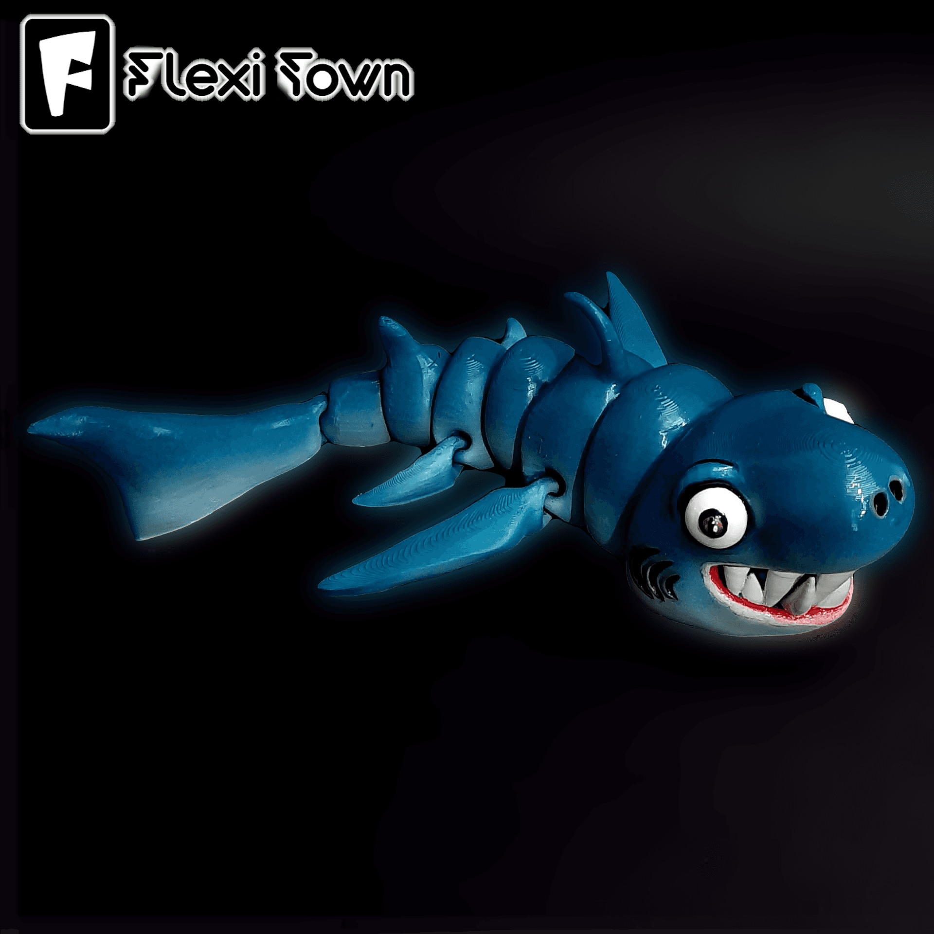 Flexi Print-in-Place Shark  3d model