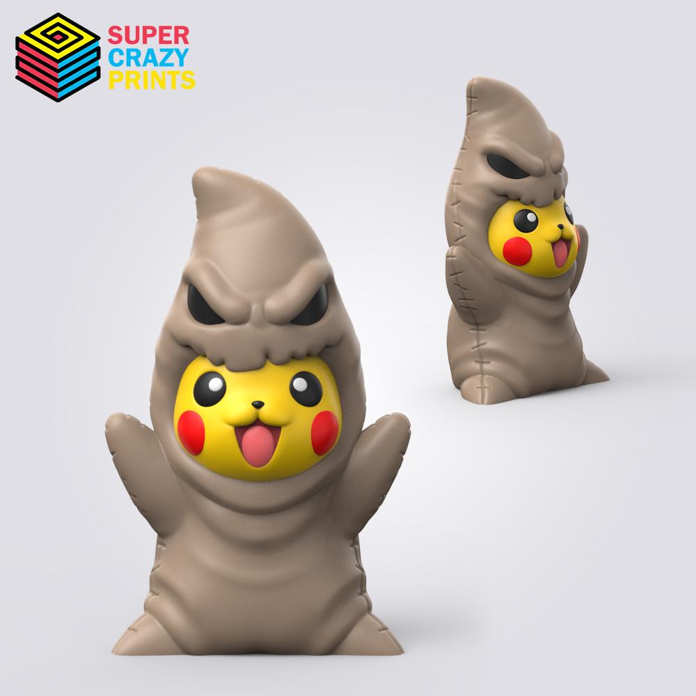 Halloween Oogie Boogie Pikachu (Easy Print No Supports) 3d model