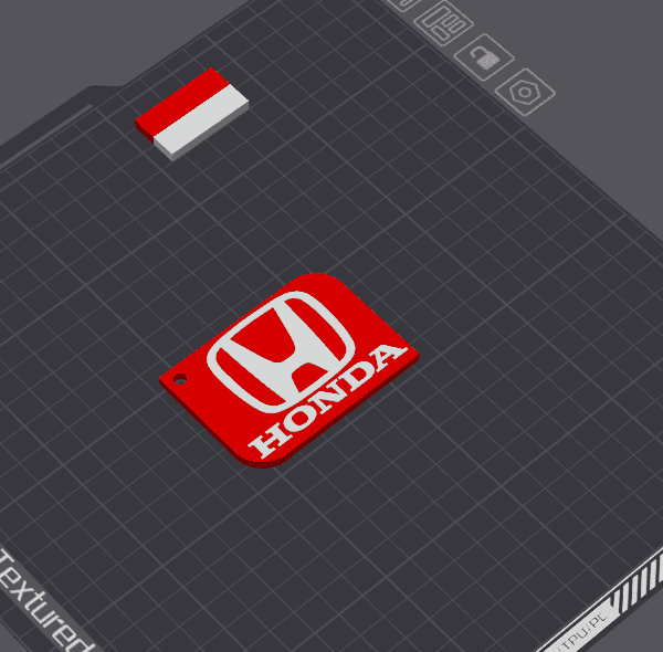 Keychain: Honda I 3d model