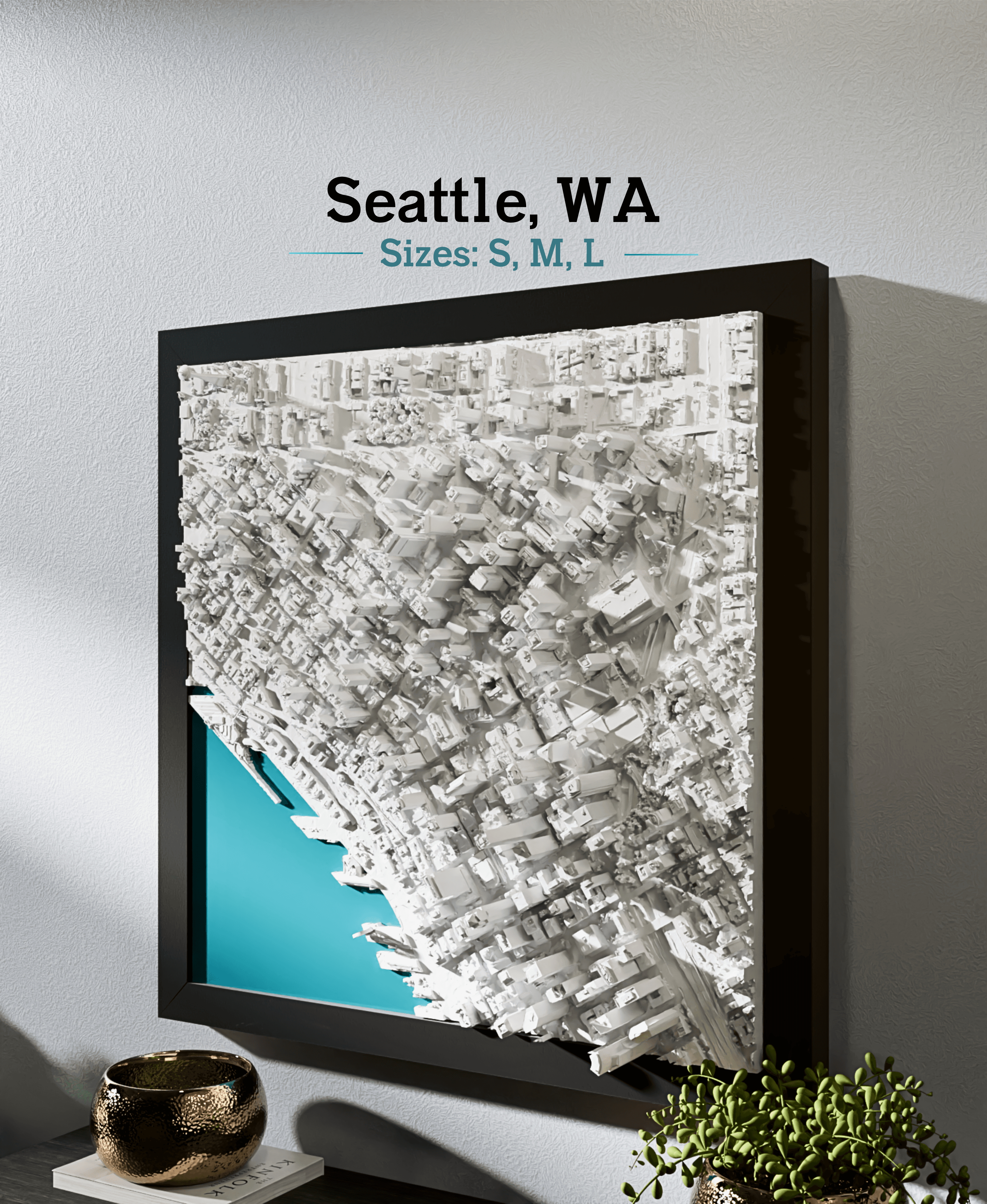 Seattle, WA - Small, Medium, & Large 3d model