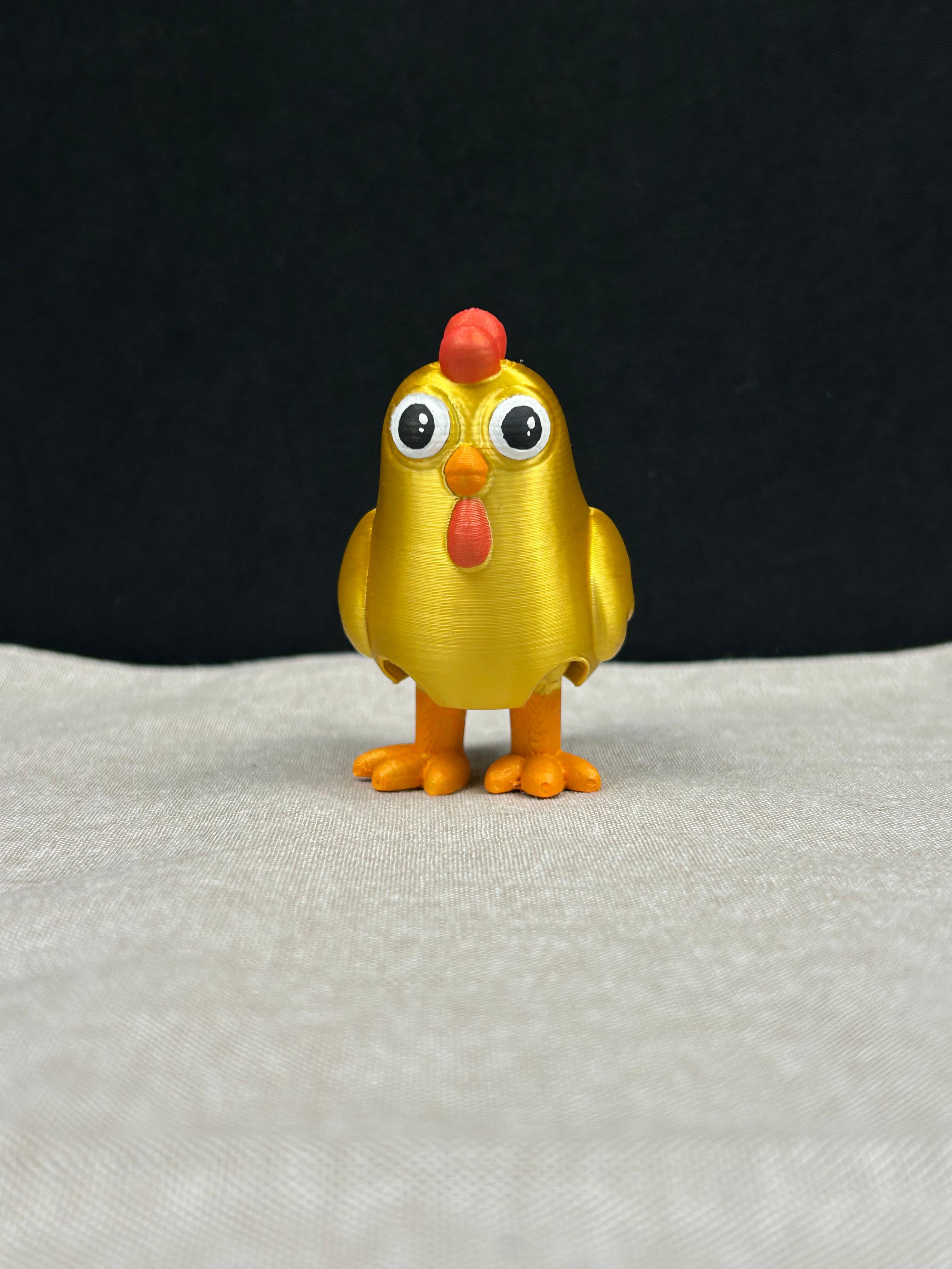 Sit or Stand Chicken 3d model