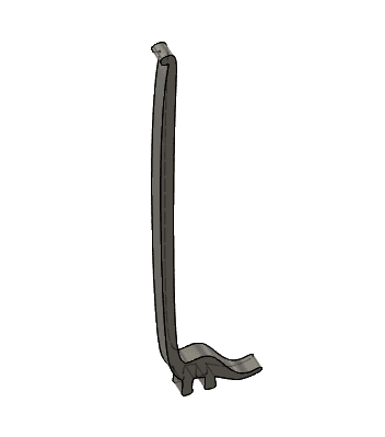 Long Neck Dinosaur Parametric Adjustable Length 3d model