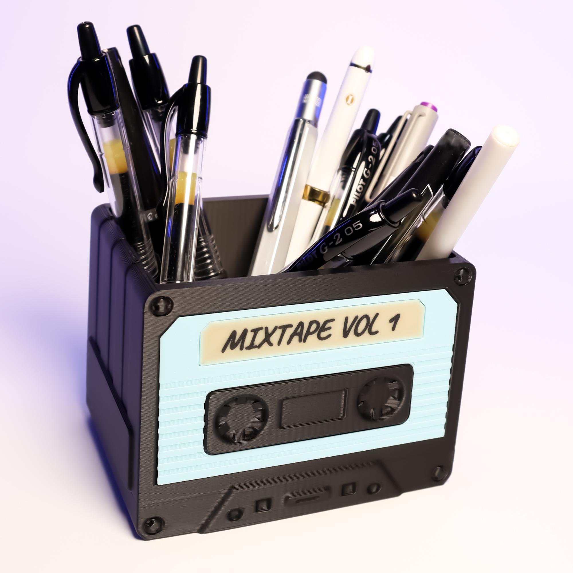 Cassette Desk Organizer 3d model