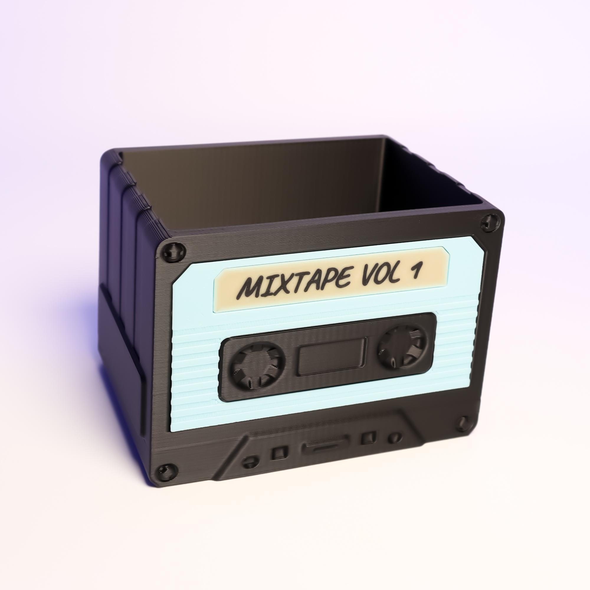 Cassette Desk Organizer 3d model