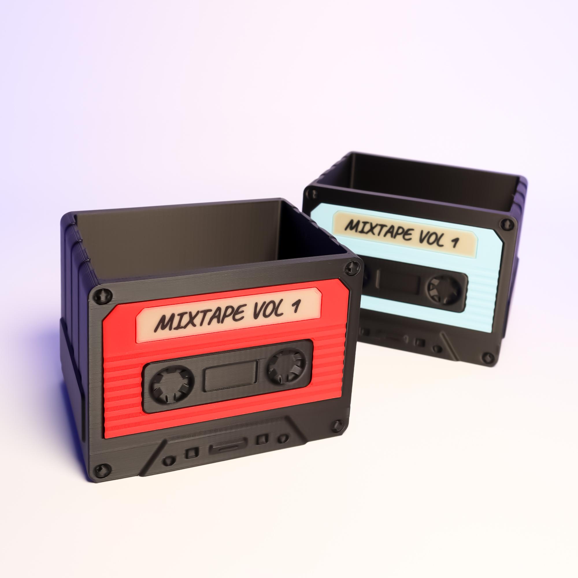 Cassette Desk Organizer 3d model