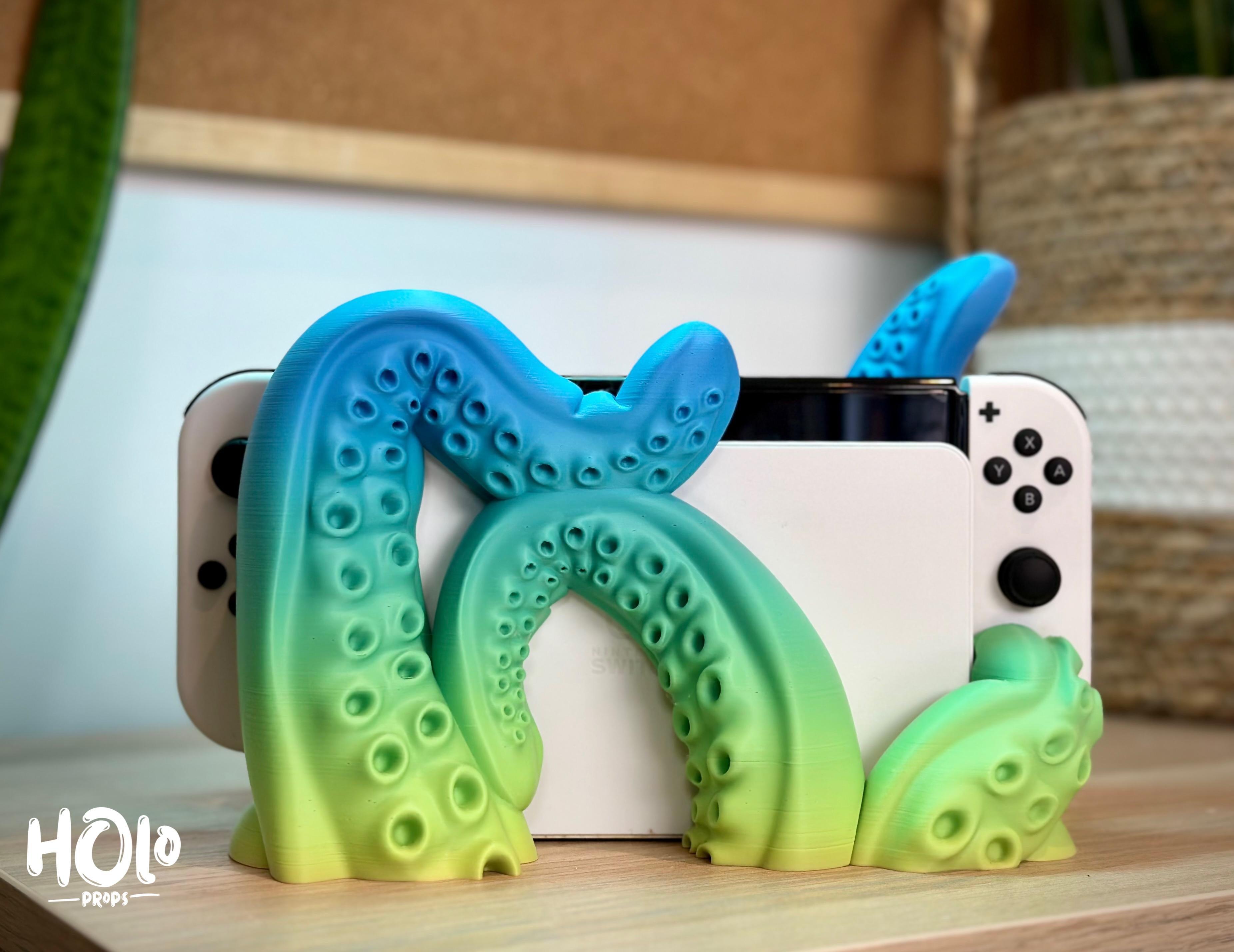 Nintendo Switch Tentacle Dock - Classic & OLED version 3d model