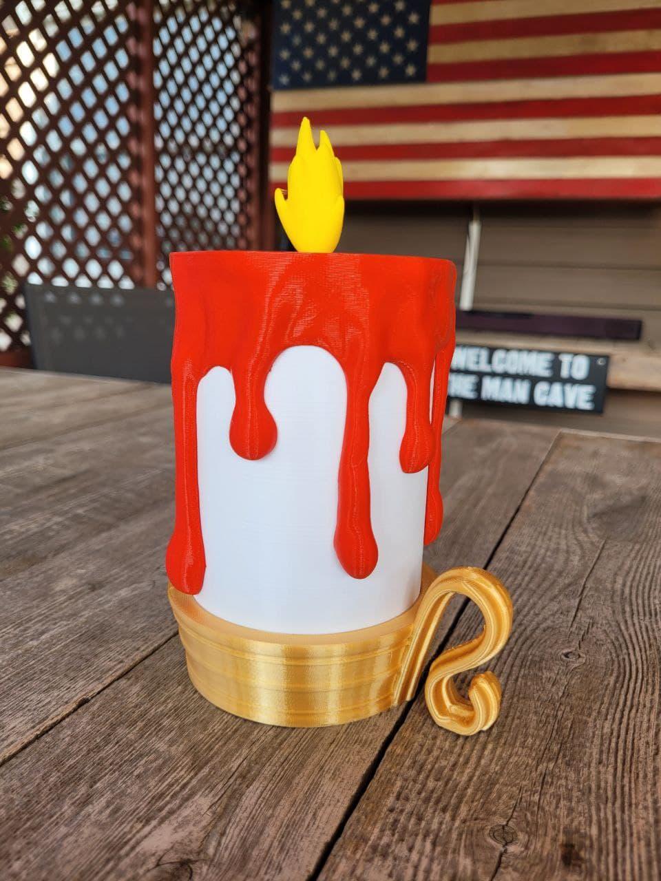 Bloody Candle Koozie / Stash Container 3d model