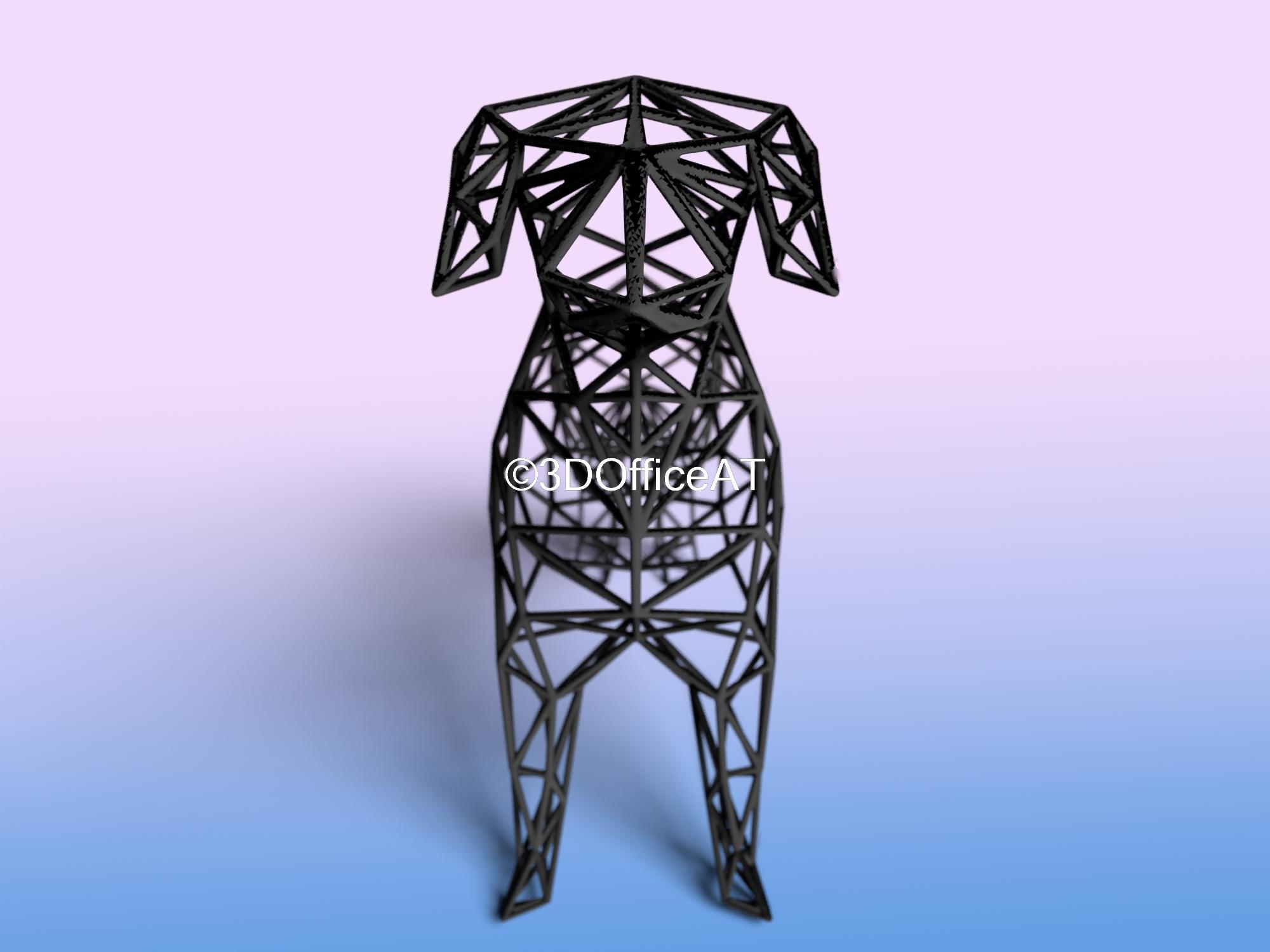 Thin Dog 🐶🏠 3d model