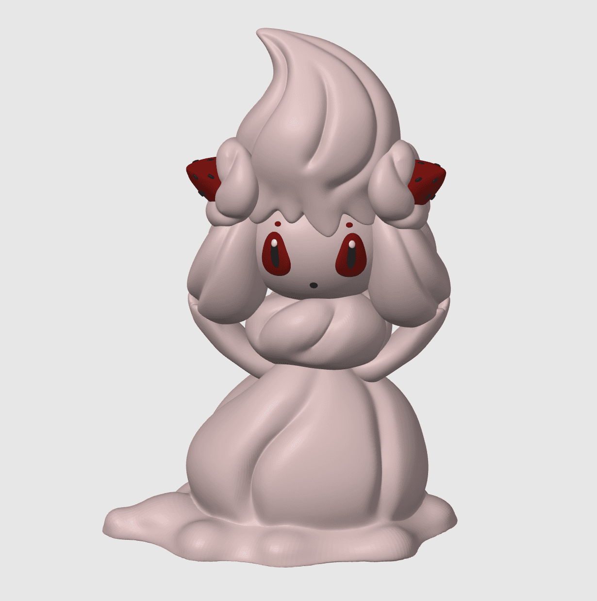 Alcremie Pokemon (no support, 3mf included) 3d model