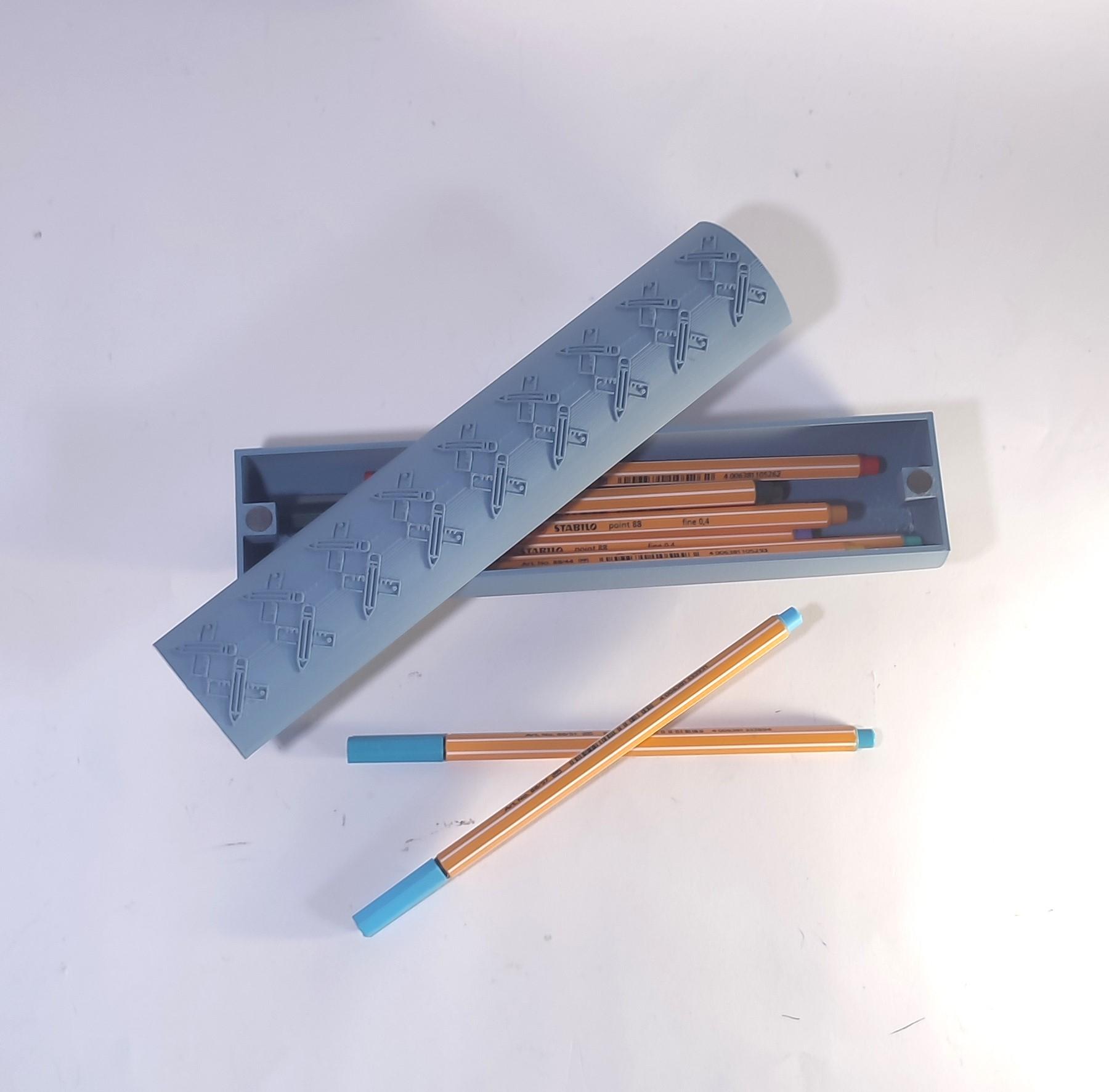 #BackToSchool Elegant crayon case 3d model